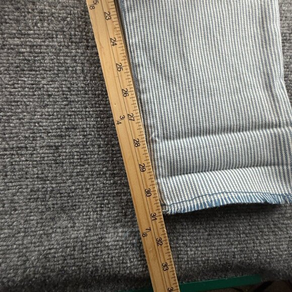 Carve Designs Jeans Women Size 6 Striped Blue White Stretch Adult ACTL 28 - Picture 10 of 16